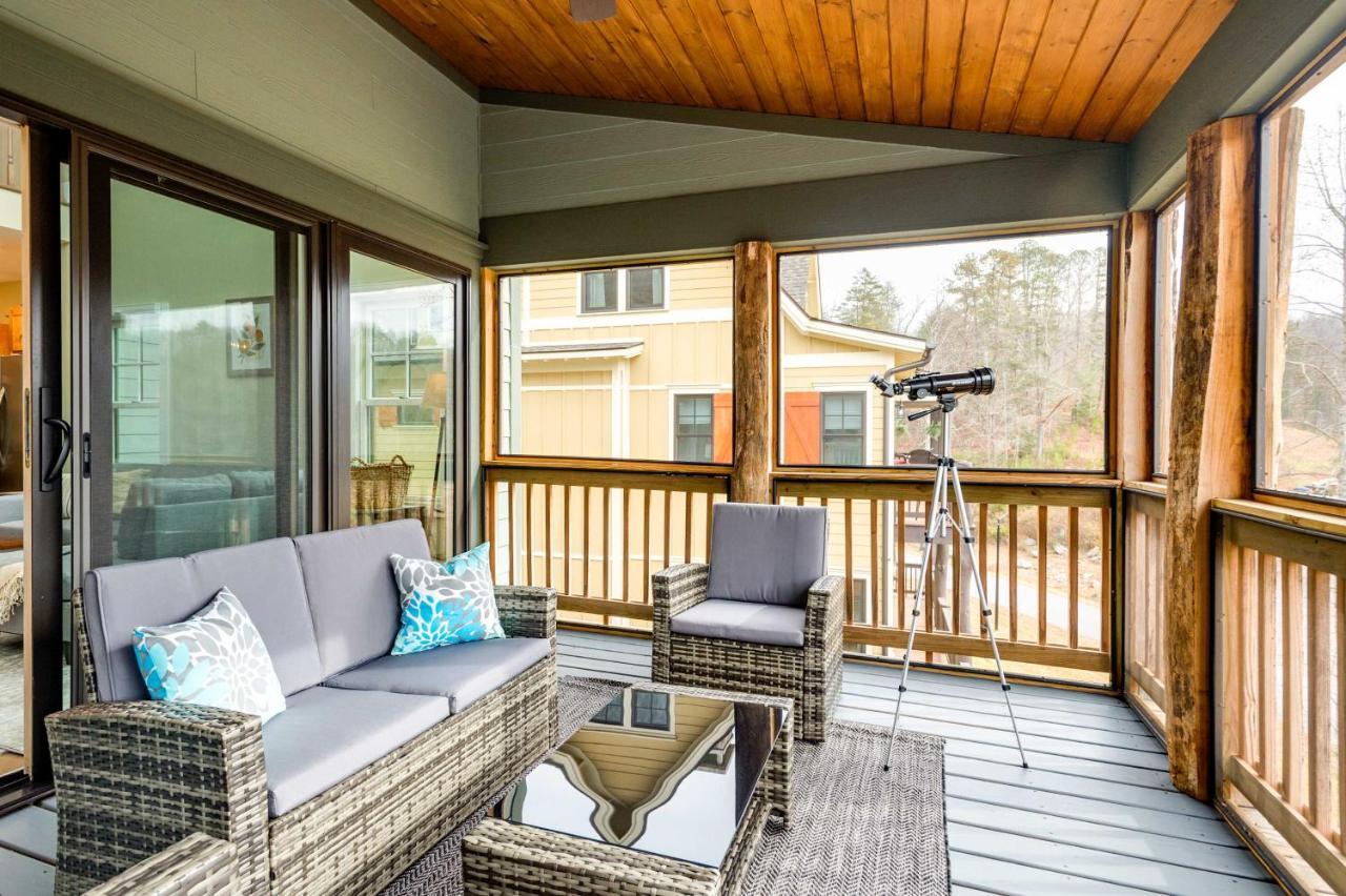 Cullowhee Home With Game Room, Wraparound Decks Bagian luar foto