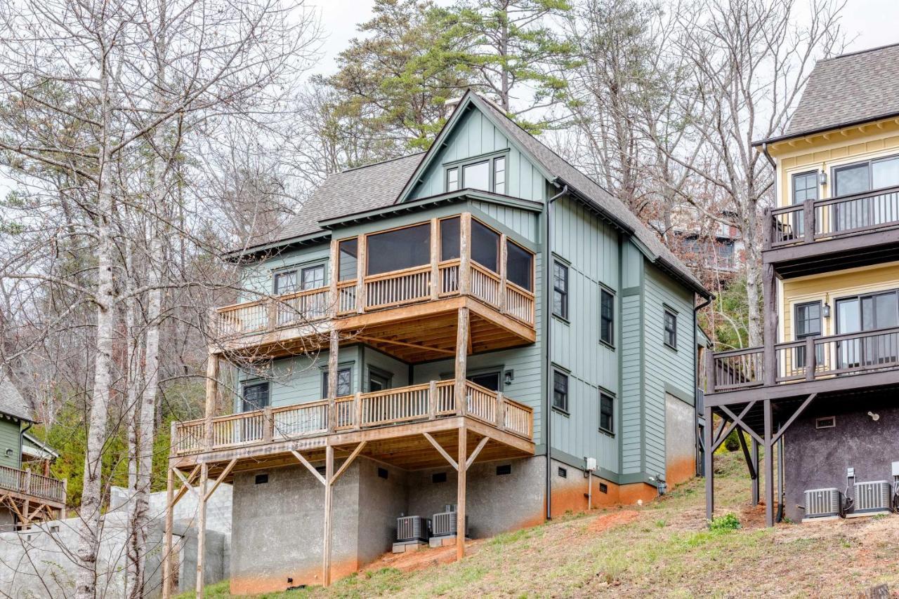 Cullowhee Home With Game Room, Wraparound Decks Bagian luar foto